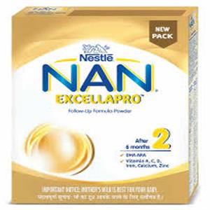 Nestle NAN EXCELLAPRO 1 Infant Formula Powder -Upto 6 Months. Stage 1(400 g Tin pack)